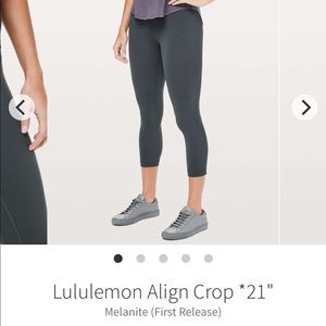 ❗️SOLD❗️Align pant 21inch-melanite